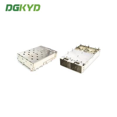 O conector RJ45 do receptáculo 0.8mm SFP lança o conector da velocidade do ângulo direito
