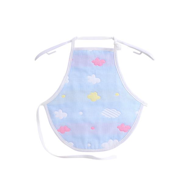 Dress Style Baby Apron Bib Toddler Feeding Bibs With Pocket And Adjustable Closure