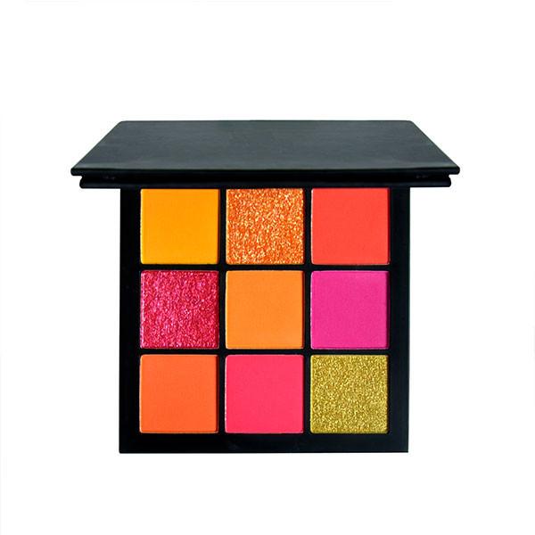 Wholesale Private Label Cosmetics No Brand Makeup Pressed Orange Eyeshadow