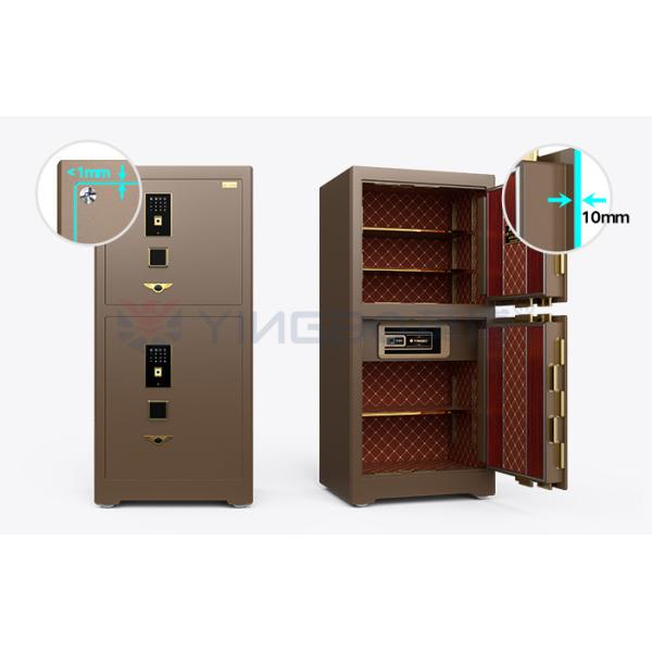 Impresión digital de acero sólido caja fuerte comercial de grado bancario biométrico H1280mm