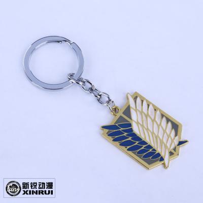 Attack On Titan Survey Corps Metal Zinc Alloy Keychain Alloy Key Chains Gifts