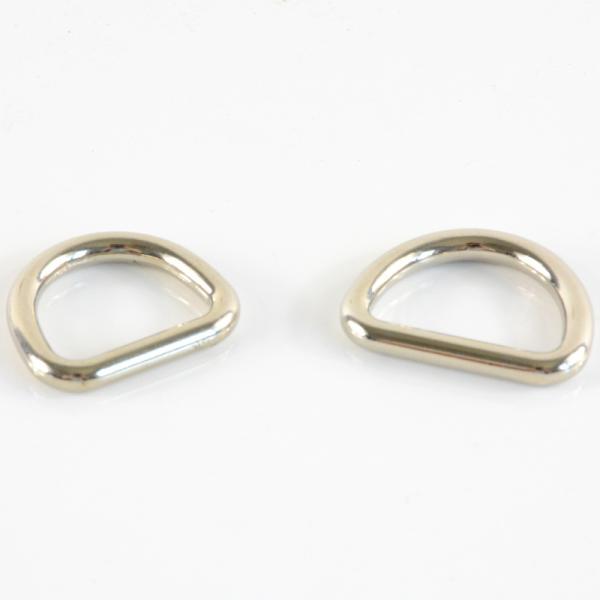 Package Size 3.00cm * 2.00cm * 0.50cm Silver Metal D Ring Tri Glide Slider 20mm 25mm