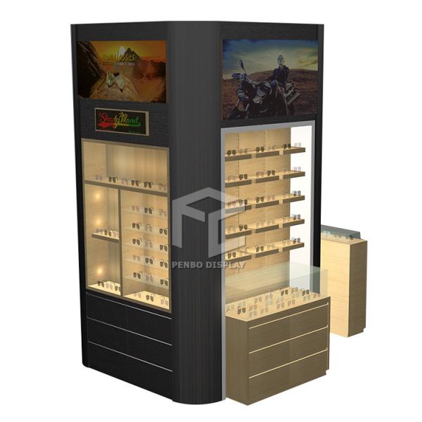 Flannelette Retail Eyewear Display Cabinet Shop Design CAD OEM