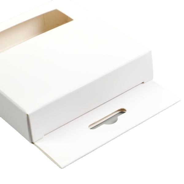 Recycled Materials Square Electronic Data Cable Earphone Packaging Cardboard Paper Box