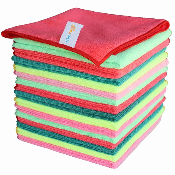 Chemical Machine Washable Microfiber Cleaning Cloth Microfiber Car Cleaning Cloth