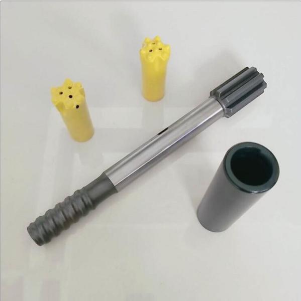 Hydraulic drilling thread and forged HD609 T45 T38 shank adaptor for furukawa rock drill tools
