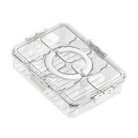 Plastique transparent 8 pièces boîte de déjeuner boîte de rangement boîte d' assurance boîte de récipient réfrigérateur conservation fraîcheur
