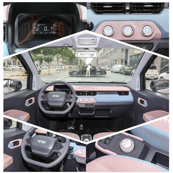 Mini 4 Seater Chery QQ Ice Cream EV Pure Electric Car New Energy Vehicles