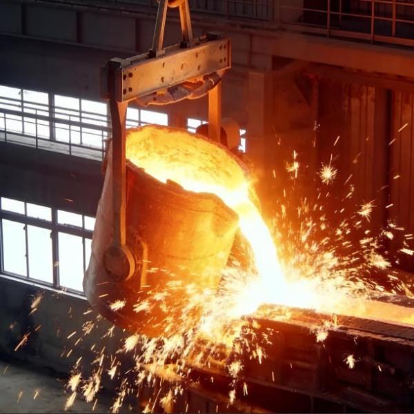 Submerged Arc Furnace Casting System Hot Metal Ladle / Casting Machine / Ingot Machine