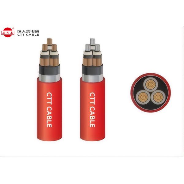 Medium Voltage Power Cables with Aluminum Wire Armor, packed 300–450m per drum.