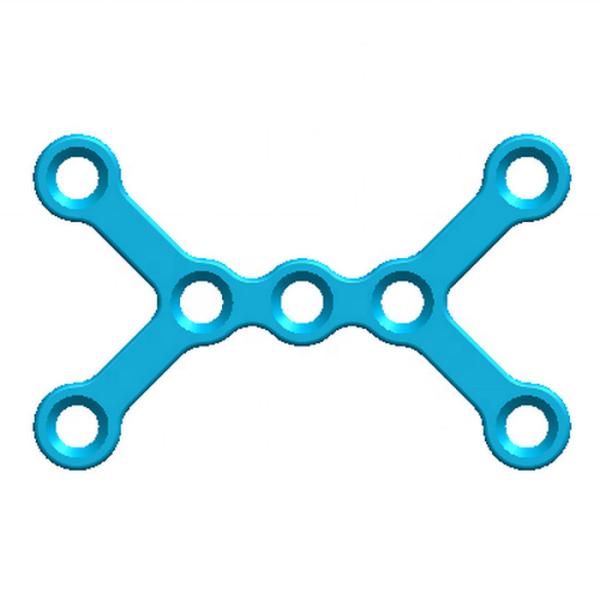 1.5mm CE X Shaped Maxillofacial Plate Type II Orthopedic Plates And Screws