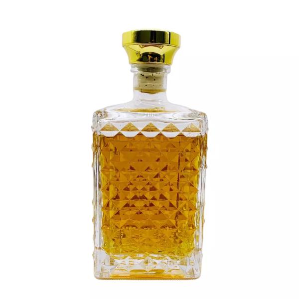 Body Material Glass Bottle for High Grade Gin Vodka Whisky Unique Design
