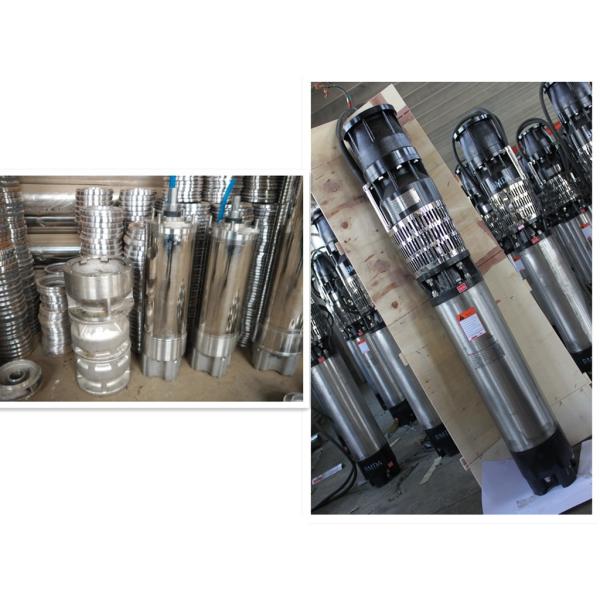 Corrison Resistant Deep Well Submersible Pump / Submersible Water Pumps For Boreholes