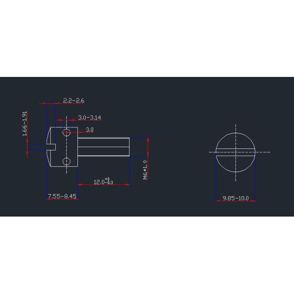 M6 Электрический счетчик свинцовые уплотнители винтовки филипс розетки голова с отверстиями гвоздей SUS304
