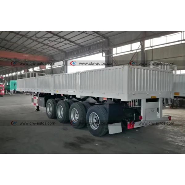 45FT 4 Axle Drop Side Trailer With 60000kg Payload