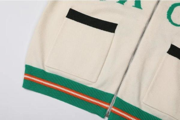                  Stand Vintage Woven Winter Clothes Custom Embroidered Logo Leather Baseball Bomber Leather Varsity Jacket for Men             