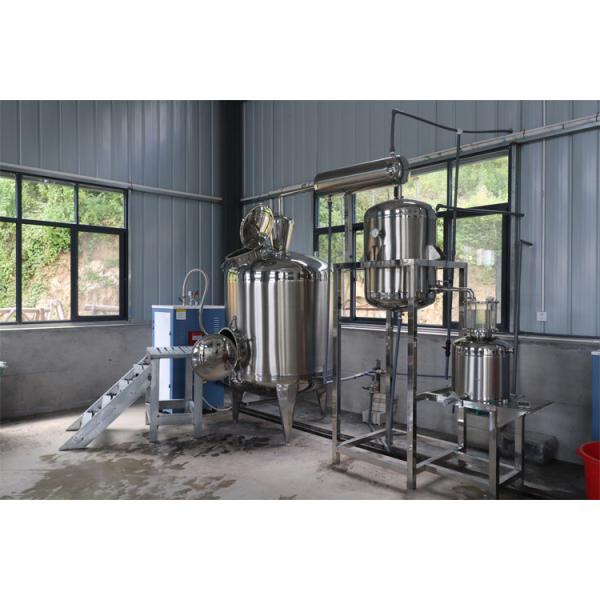 220V/380V Voltage Jasmine Essential Oil Extractor Machine Lavender Steam Distillation Equipment