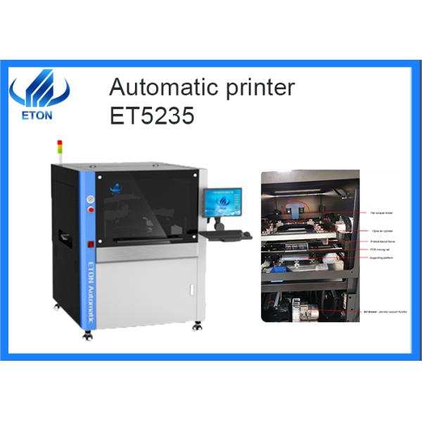 SMT Automatic Stencil Printer Height Adjustment Programmable Transport Speed Control