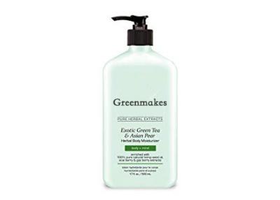 Green Tea / Asian Pear Skin Care Lotion Moisturizer Herbal Body Lotion For Dry Skin
