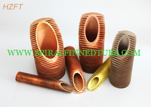 Water Boilers Or Solar Systems Copper Finned Tube Flexible Energy Saving