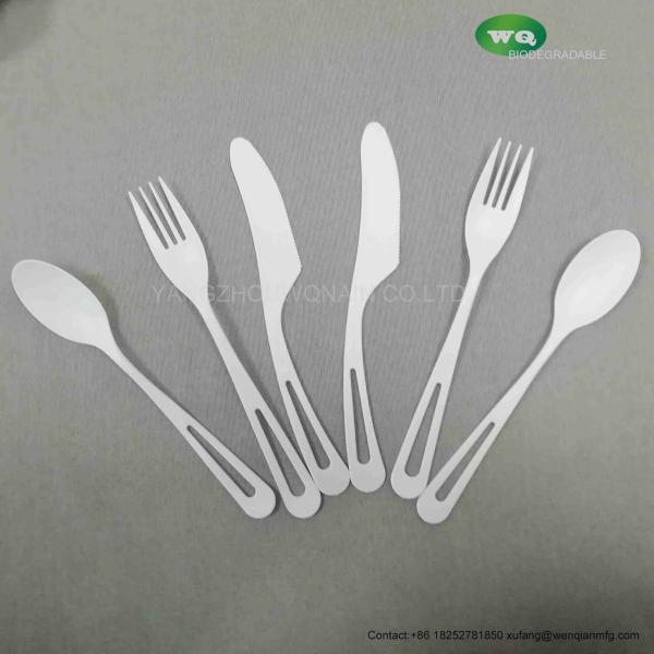 7.5 Inch Biodegradable Cpla Cutlery Perfect For Parties, Weddings, Events, Bbqs  Disposable Plastic Products Safe To Use