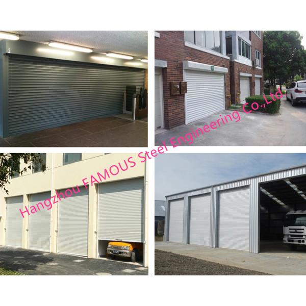 Light Duty Industrial Roll Up Doors High Speed Rigid Rolling Doors With Low Maintenance