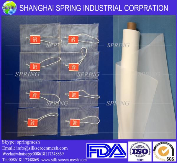 Completely biodegradable corn teabag mesh instead of tea bag filter nylon mesh fabric/filter bags