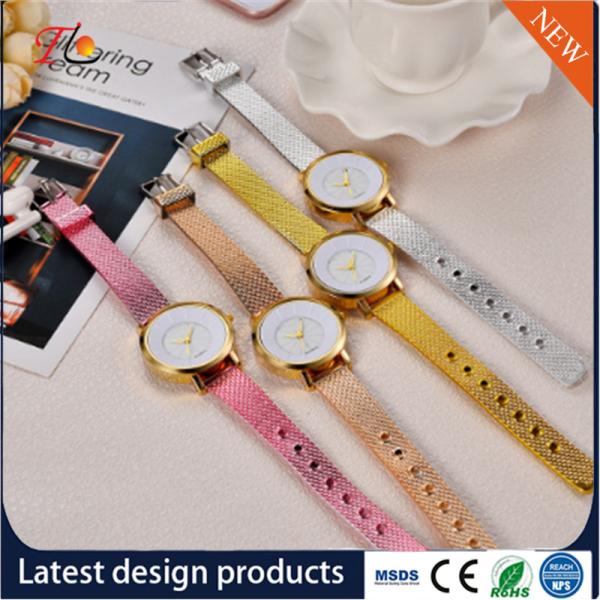 Wholesale Plastic watch band  Alloy Round Case Ladies Quartz Watches fashion watch Multicolor watches