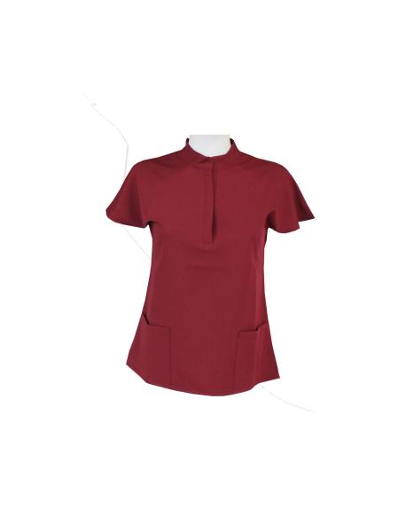 180 GSM Twill 2/1 Polyester 77% Rayon 20% Spandex 3% Medical Uniform Scrubs With Pockets