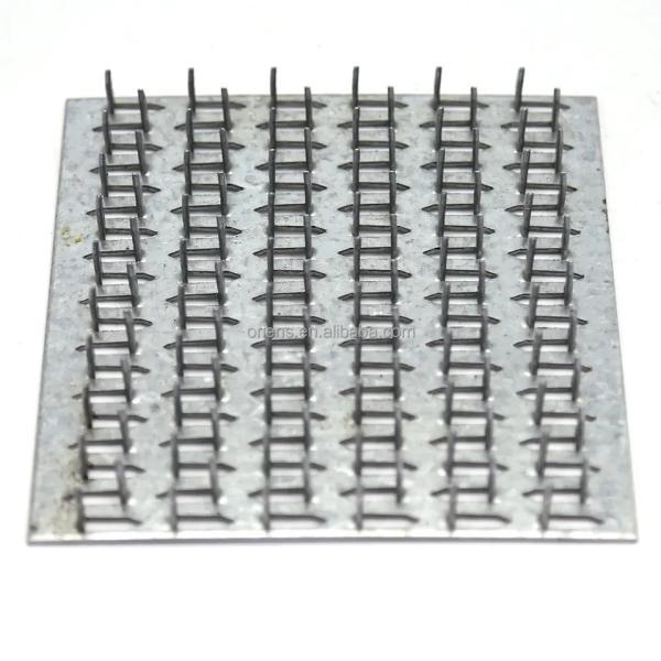 Wood Wooden House Truss Nail Plate 1*3 Inch 25*75 Mm Knuckle Nail Plate