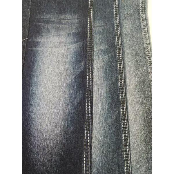 9 oz bleu gris 75% coton vertical fil de bambou tissu denim 10S pour les jeans