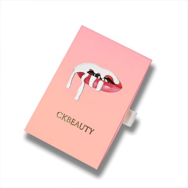 Custom Printed Sliding Drawer Lip Gloss Packaging Box With Foam Insert
