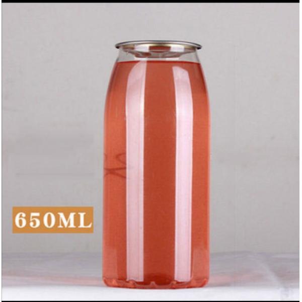 Transparent 650ml 22oz  Plastic Juice Bottle For Water