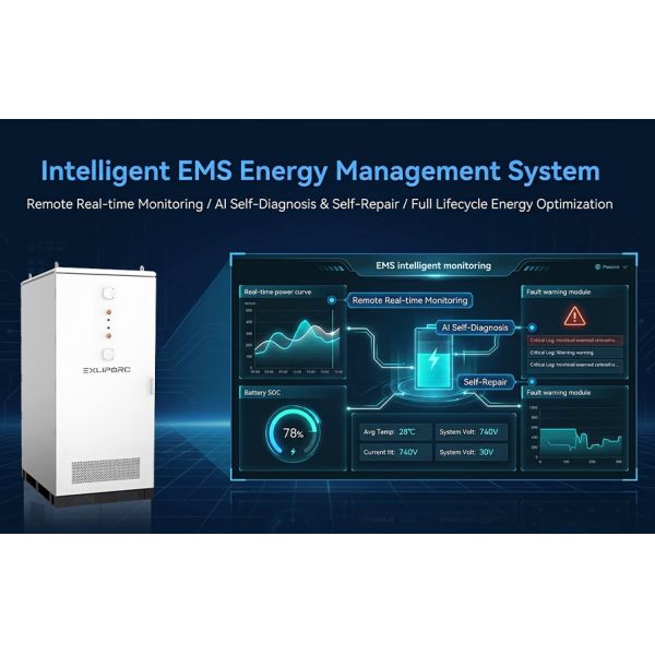 Industrial BESS 125kW 261kWh Liquid Cooling 3 Phase 400V High Voltage Energy Storage System