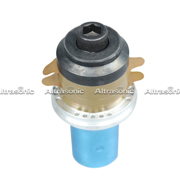 20K 1500W High Frequency Ultrasonic Transducer Plastic Welding 50mm Ceramic Diameter