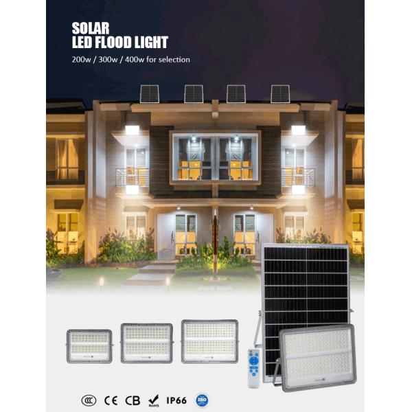 Remote Control IP65 Solar Led Flood Lights Outdoor Waterproof 200w