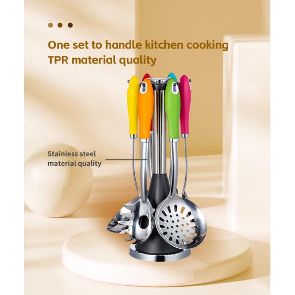 1.0mm / 1.5mm / 2.5mm Thickness Stainless Steel Kitchen Utensils for Everyday Cooking