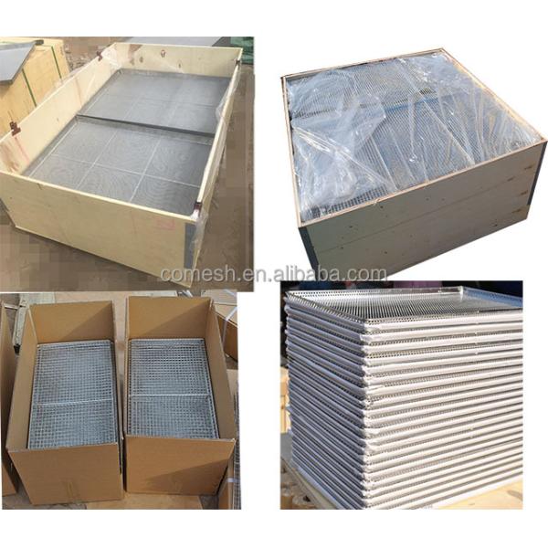 Настройка пищевого гриля для барбекю 304 из нержавеющей стали прямоугольная проволочная сетка для выпечки