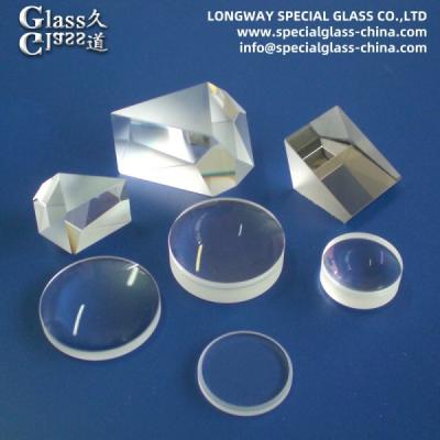 N-BK7 N-F2 Lentilles de verre optique en silice fondu pour appareil optique