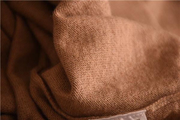 Soft Touch Long Caramel Knit Jumper High Neck Woolen Sweater For Ladies