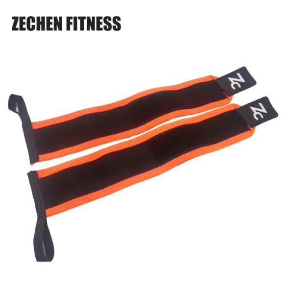 Heavy Duty Weight Lifting Wrist Wraps 45cm Hand Wrist Support Band Elastic Cotton