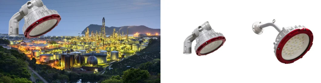 Ex светодиодный взрывозащитный свет Atex сертифицированный 60 Вт Зона 1 Зона 2 СПГ АЗС Нефтяная промышленность Свет океаническая платформа Свет