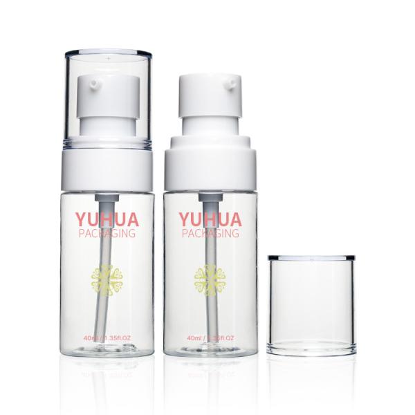 Custom Cosmetic Lotion Bottles 40ml Empty PET Pump Bottle Skincare
