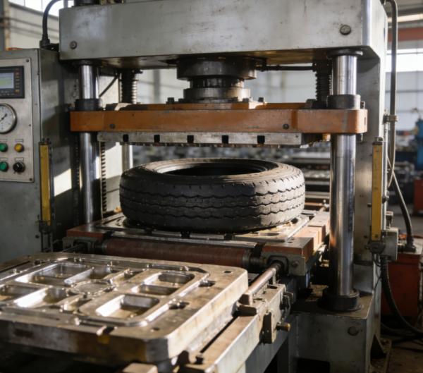 Clamping Stroke 300 Industrial Rubber Vulcanizing Machine Featuring Piston Stroke 400 Mm Suitable for Various Rubber Manufacturing Needs
