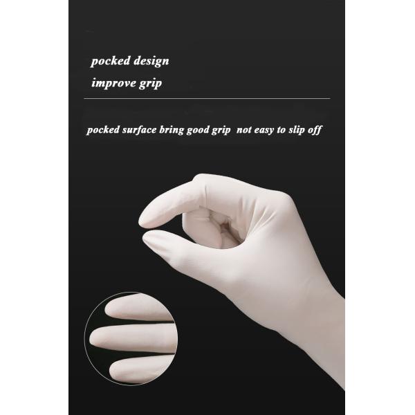 стерильные одноразовые перчатки материал латекс нитрил неопудренные защитные перчатки цвет синий белый индивидуальный стандартный размер SML