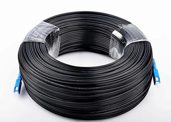 SC-SC Fiber Optic Drop Cable Patch Cord Singlemode G657A For FTTH Projects