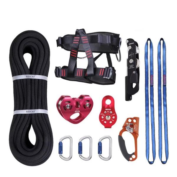 Customized Outdoor Park , Backyard , Kindergarten Zip Line Kit With Harness