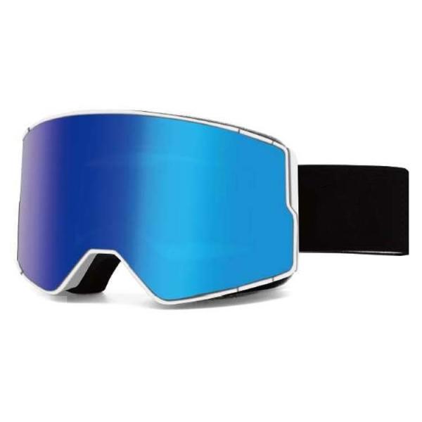 1/2/3 Layers Face Foam Optional Anti-fog UV400 Ski Goggles with Magnetic Feature