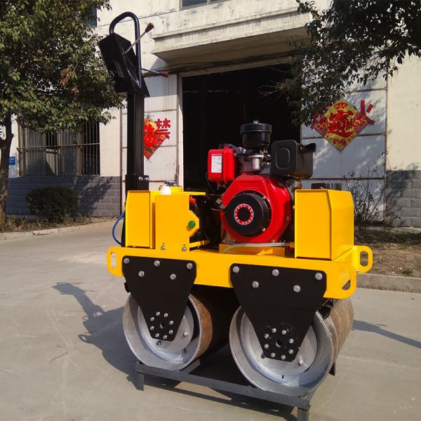 0.5ton tandem baby road roller mini vibratory walk behind road roller