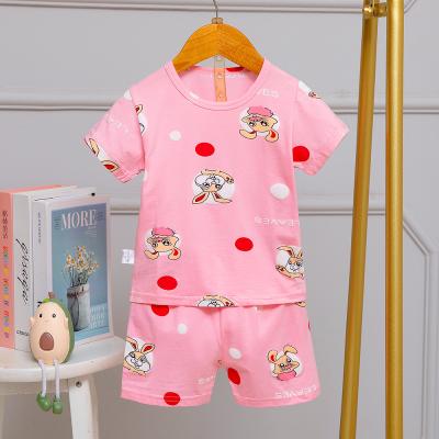 Kids Custom House Pyjamas / 24 Month Pjs Round Neck Full Flower